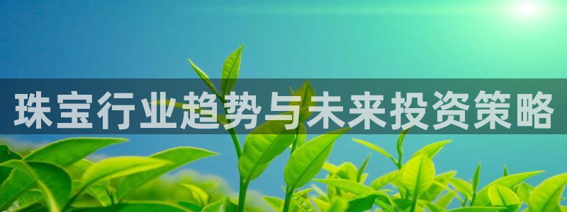 新宝5app手机下载：珠宝行业趋势与未来投资策略